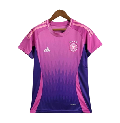 Camiseta de visitante de Alemania para la Eurocopa 2024 para mujer (versión para aficionados)