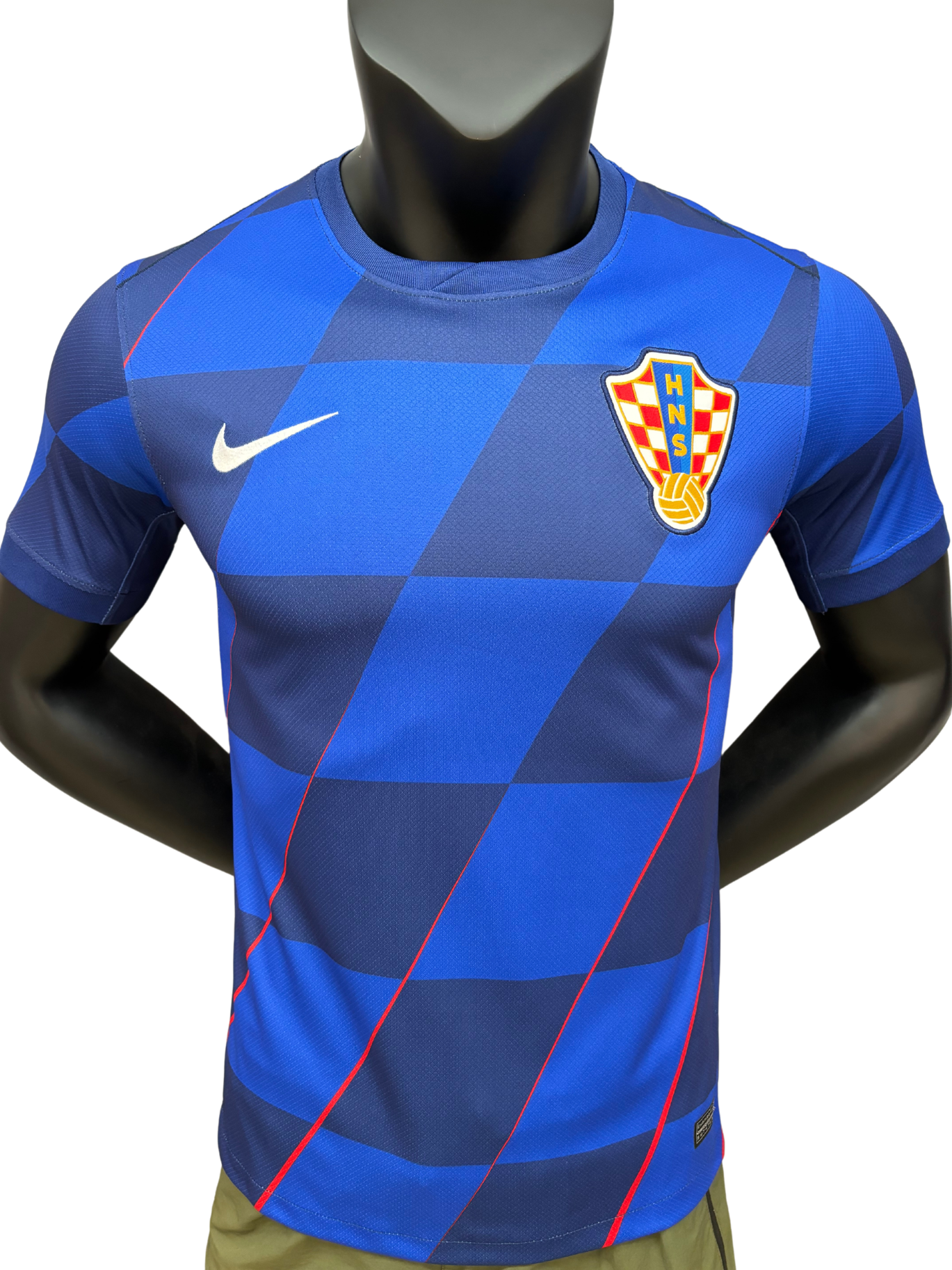 Camiseta visitante de Croacia para la Eurocopa 2024 (versión para jugadores) 