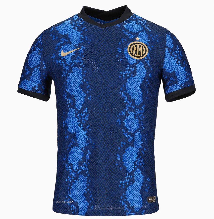 Camiseta de fútbol local del Inter de Milán con la serpiente 2021/2022