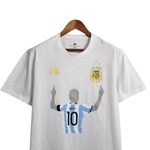 Camisetas casuales blancas de Argentina 2023