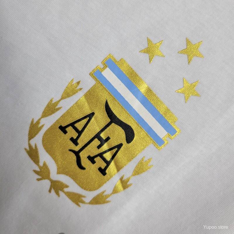 Camisetas casuales blancas de Argentina 2023