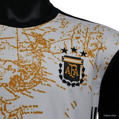 Kit especial Argentina 2023 Blanco/Marrón - Versión jugador