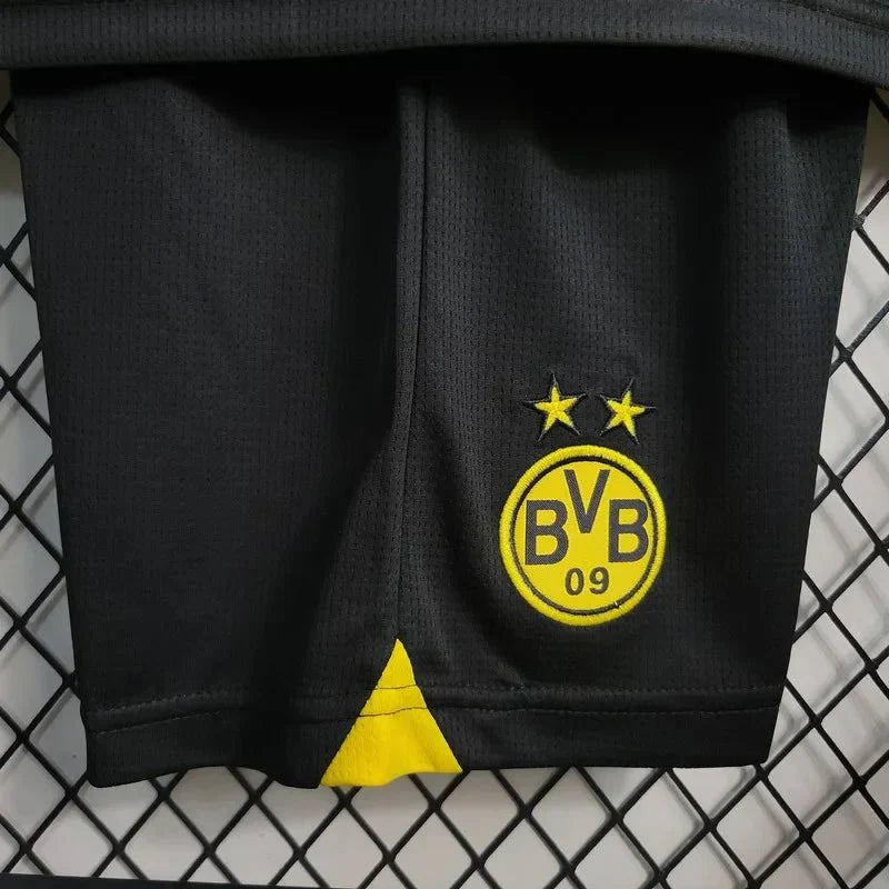 2023/2024  Kids Size Dortmund Home set ( jersey+Shorts )