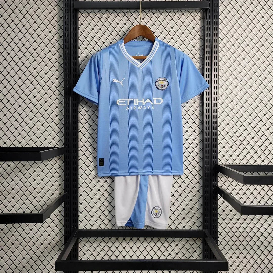 2023/2024 Manchester City Home Football set ( jersey+Shorts )