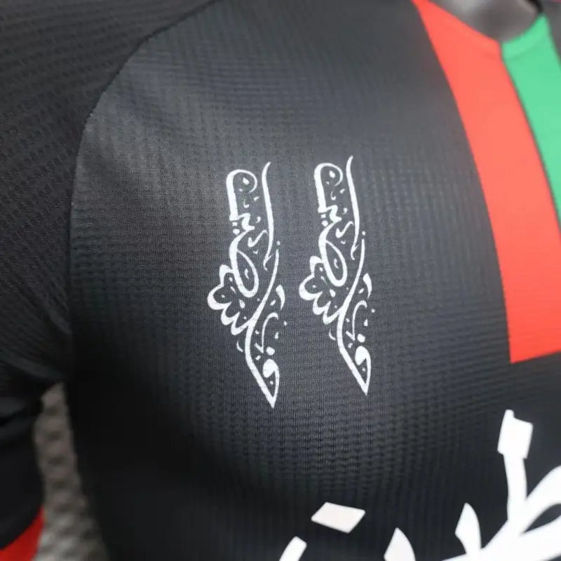 Palestino Soccer Jersey 2024 - Black Edition