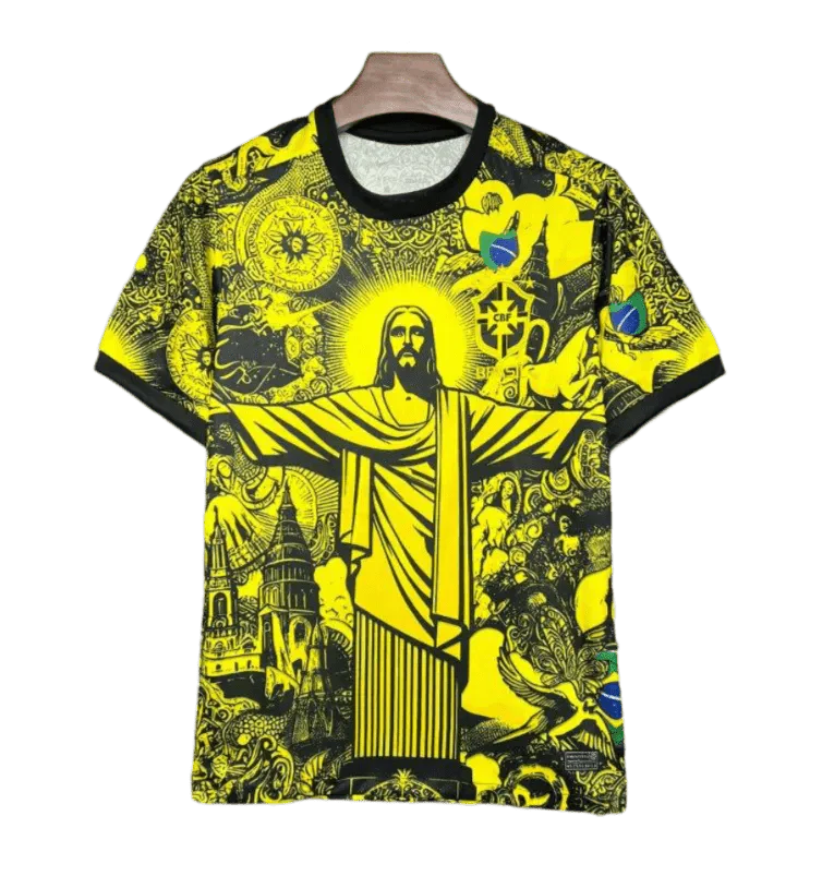 2024/2025 Brazil X Christ Yellow Special Edition kit - Fan version