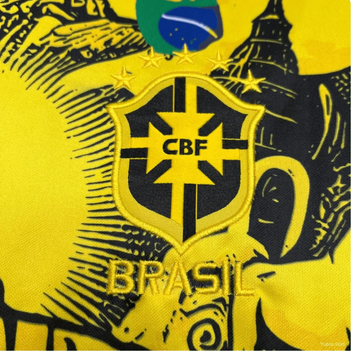 2024/2025 Brazil X Christ Yellow Special Edition kit - Fan version