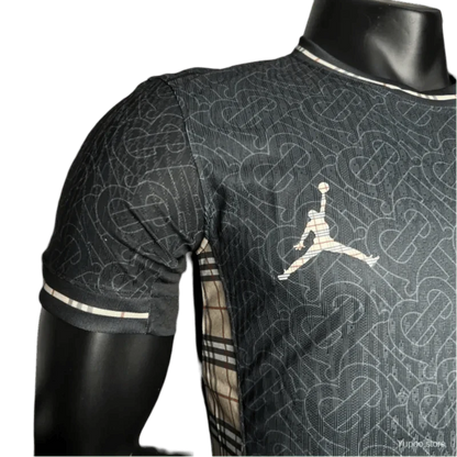 2024/2025 England Euro Jordan x Burberry Black Special Edition Kit