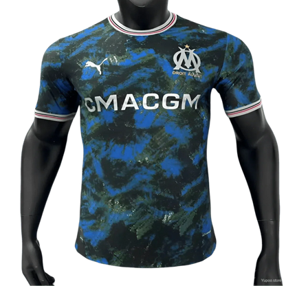 2024/2025 Olympique Marseille Speciale editie Blauwe Jersey Spelersversie