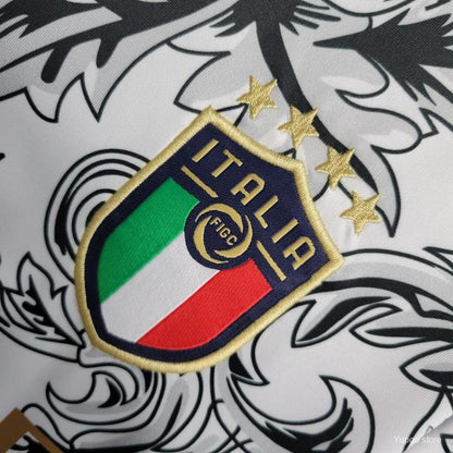 Edición especial Italia x Versace 22/23 Kit blanco - Versión para aficionados