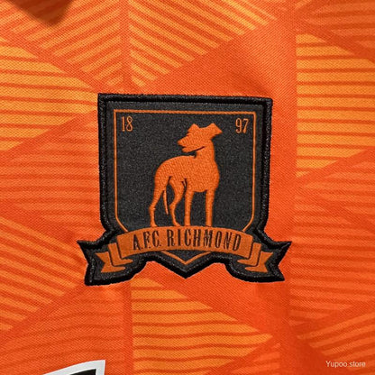 Camiseta naranja de visitante del AFC Richmond 23 24 - Edición especial