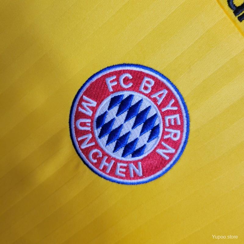 23-24 Bayern Munich Yellow Icon kit with Embroidery logo - Fan version