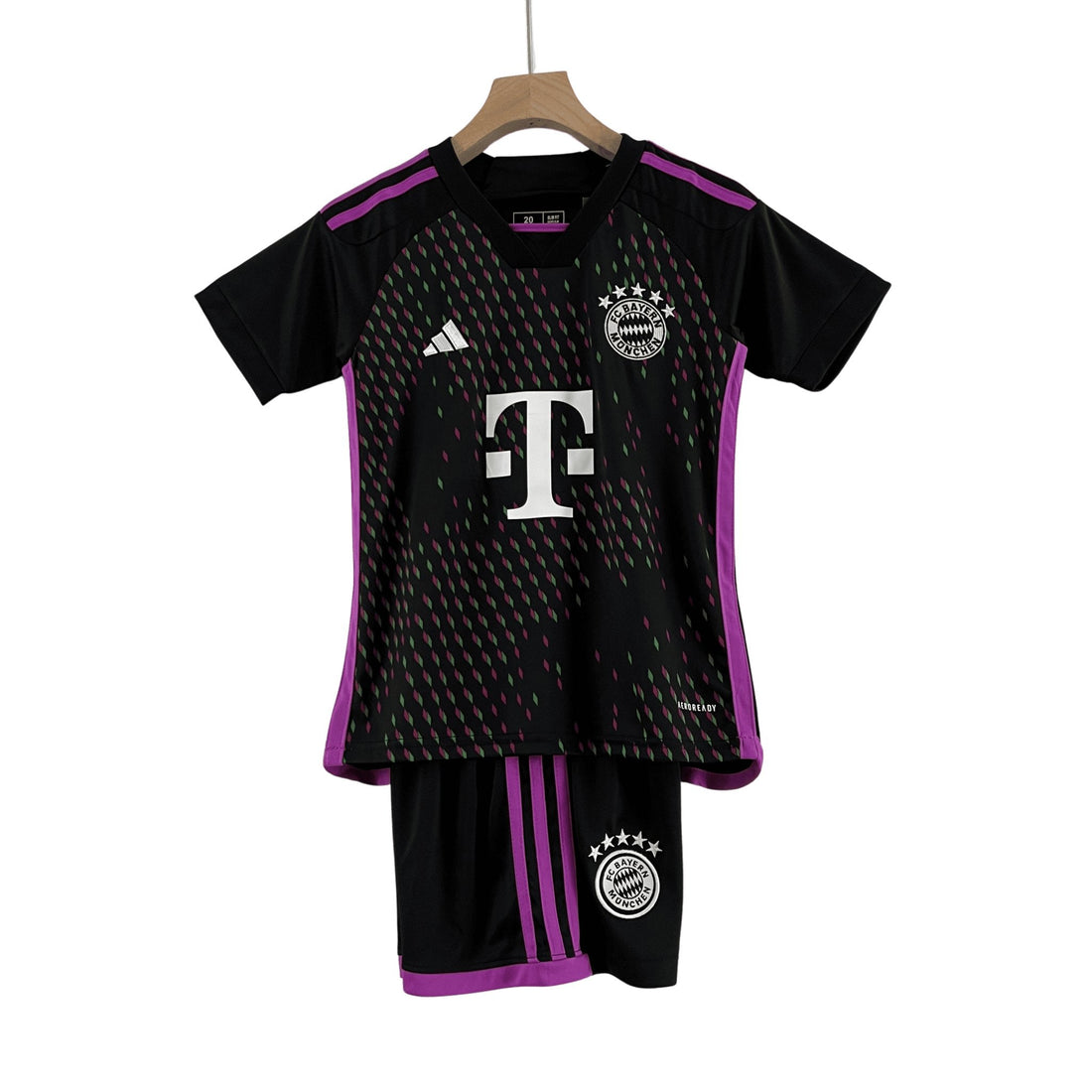 23/24 Bayern Munich Away kids kit at 365djerseys Store