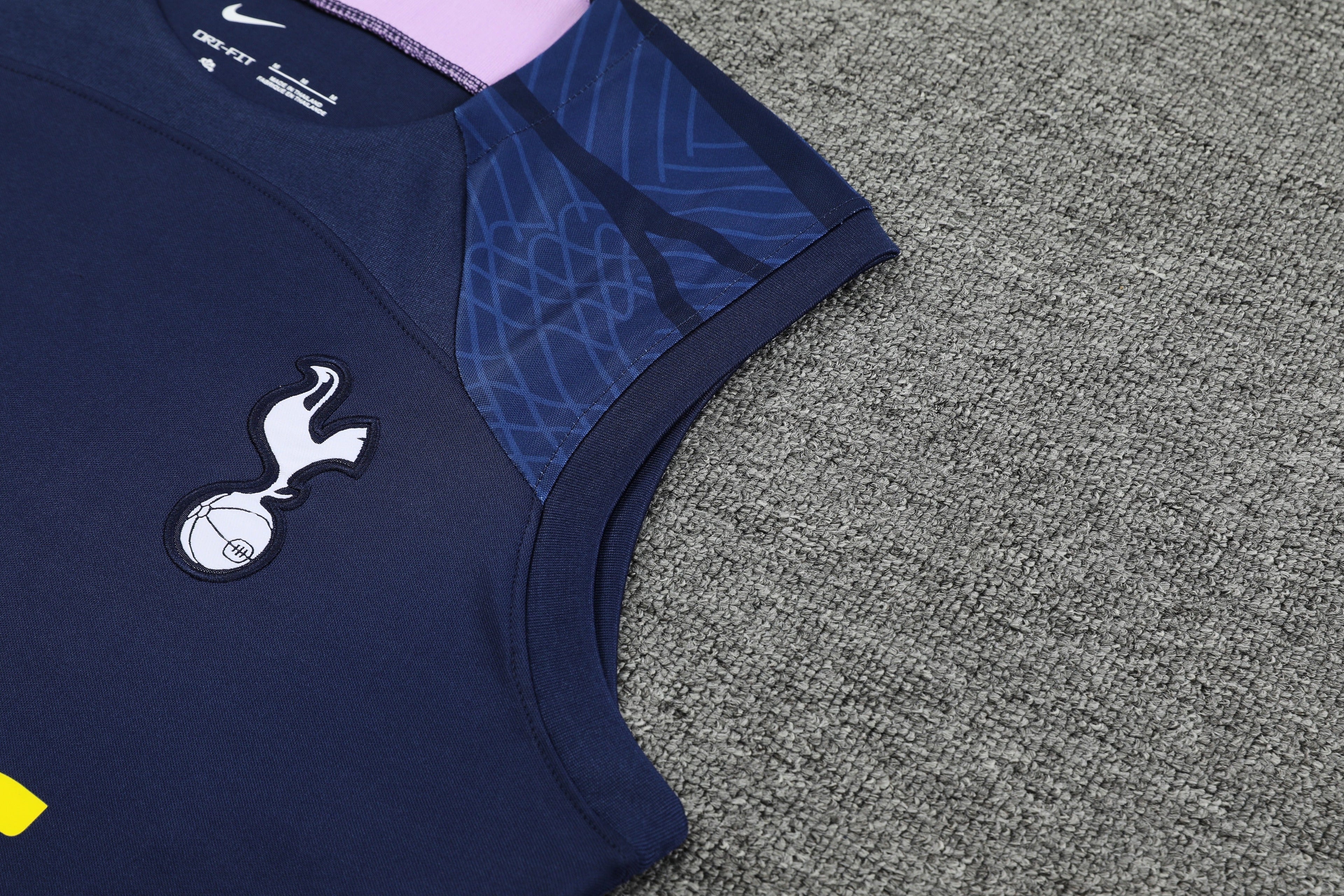 Conjunto de verano sin mangas azul Tottenham 2024/2025 - Camiseta y pantalón corto de entrenamiento para hombre