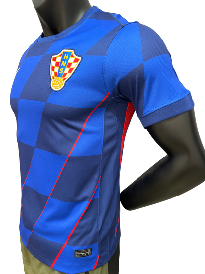 Camiseta visitante de Croacia para la Eurocopa 2024 (versión para jugadores) 