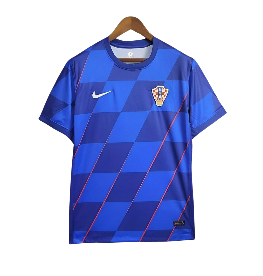 Camiseta visitante de Croacia para la Eurocopa 2024 (versión para aficionados)