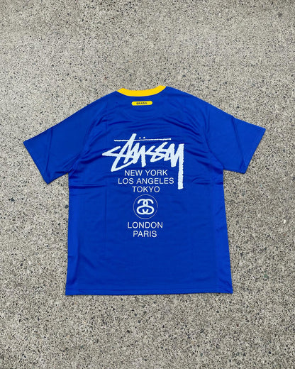 Edición limitada Brasil X Stussy &quot;Azul y amarillo&quot;