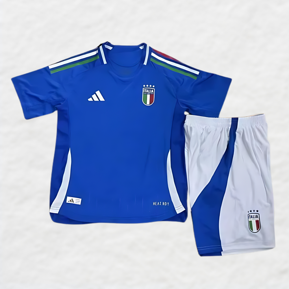 (KIDS) ITALY EUROS 2024 HOME SHIRT