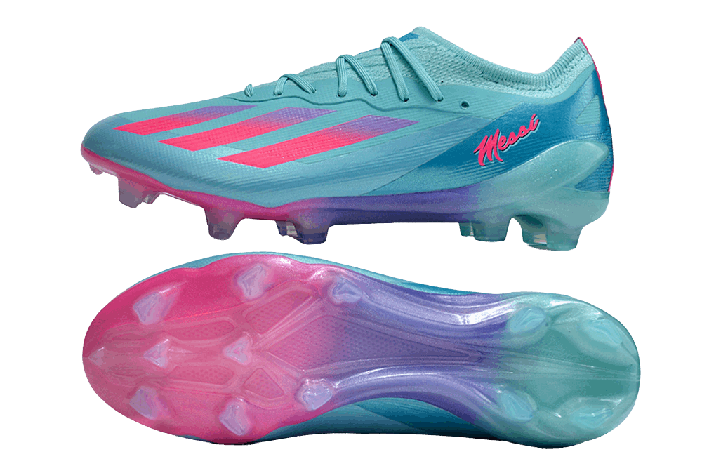 Adidas X Crazyfast FG Messi Turquesa Rosa