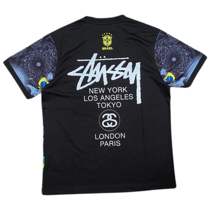 EDICIÓN ESPECIAL BRASIL X JESUCRISTO X STUSSY (NEGRO)