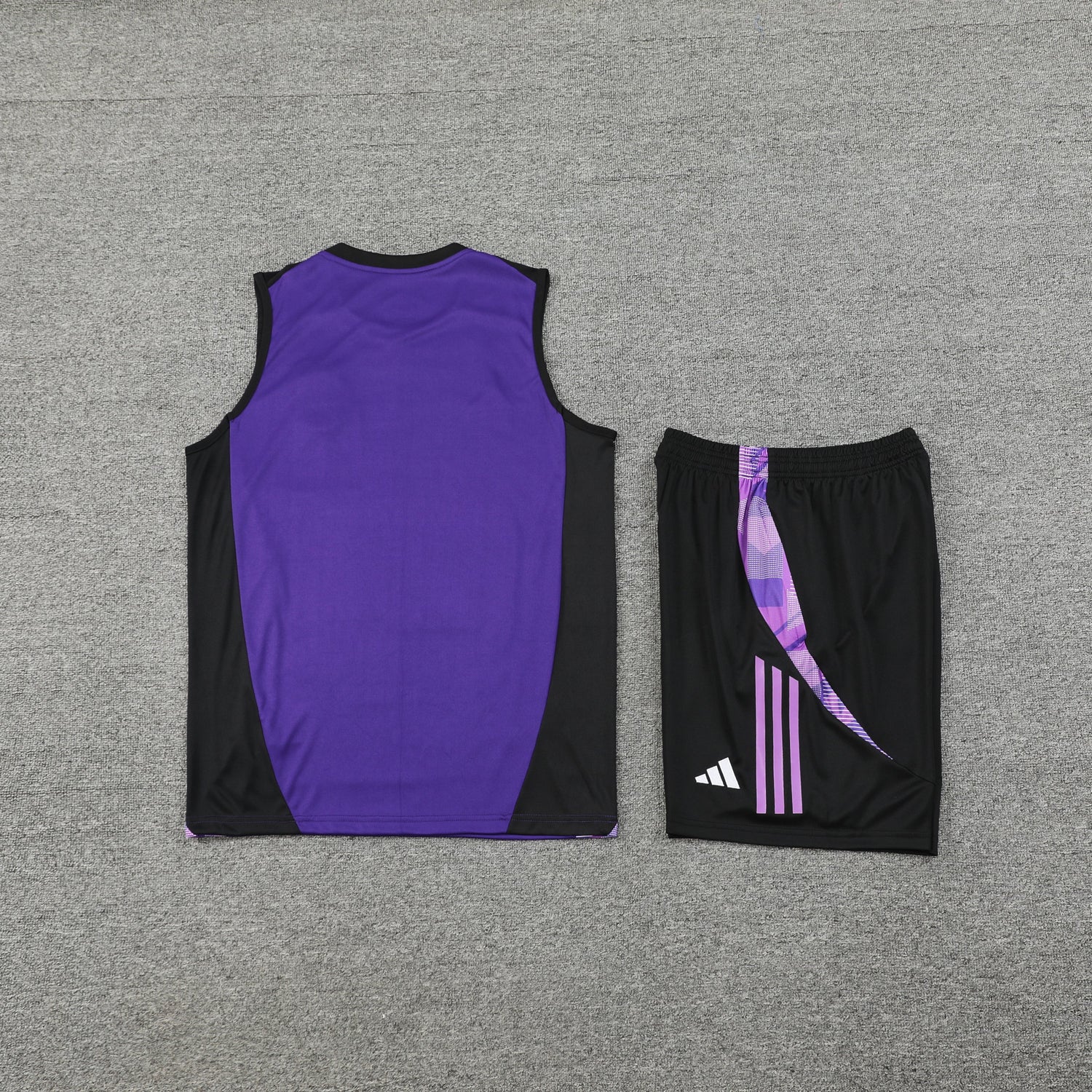 Conjunto de entrenamiento sin mangas de Alemania morado 2024/25