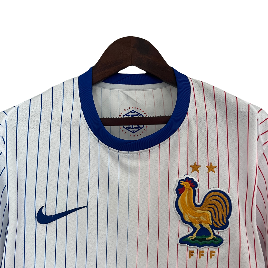 Camiseta visitante de Francia para la Eurocopa 2024 (versión para aficionados)