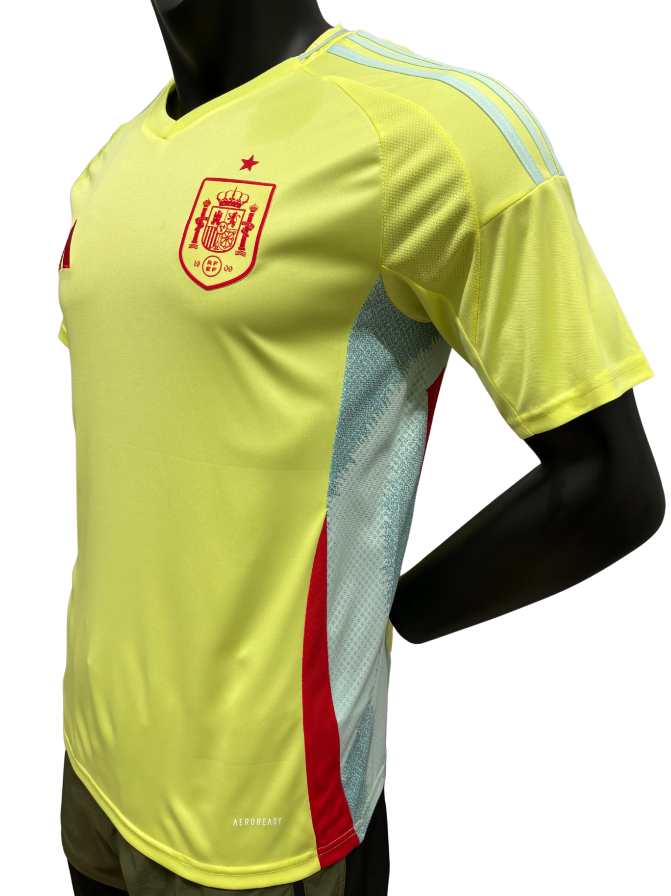 Camiseta visitante de España para la Eurocopa 2024 – VERSIÓN JUGADOR 