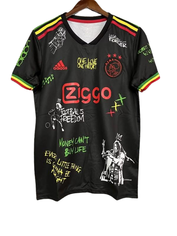 Retro 21/22 Ajax Third Black One Love Special Edition tenue - Fanversie