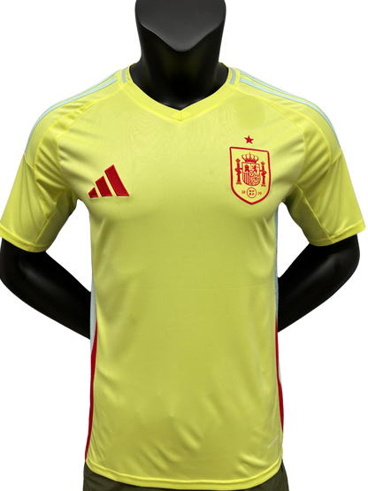 Camiseta visitante de España para la Eurocopa 2024 – VERSIÓN JUGADOR 