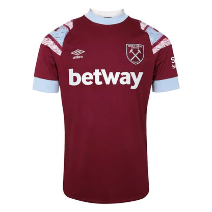 Camiseta de local de manga corta del West Ham United 2023-24 de Umbro