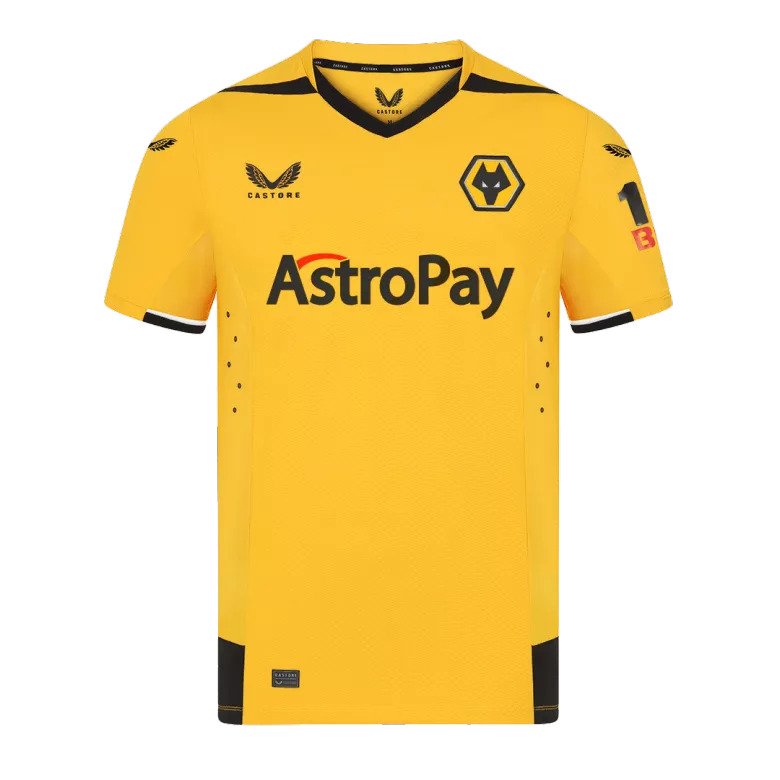 Camiseta local del Wolverhampton Wanderers 2022/23 de Castore