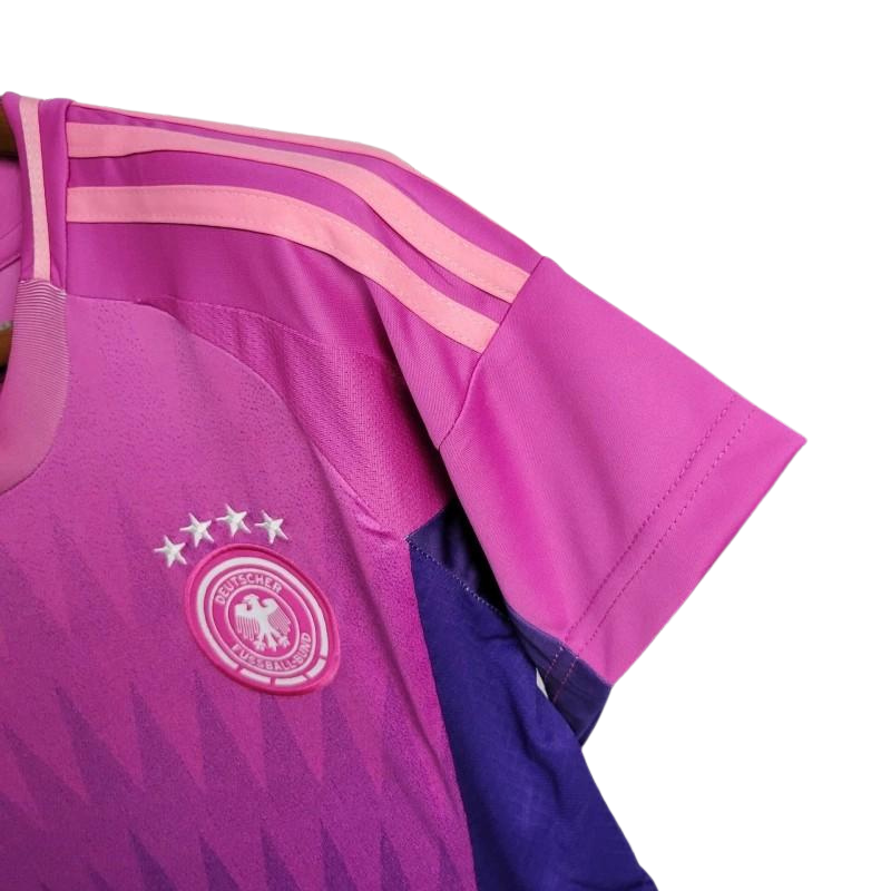 Camiseta de visitante de Alemania para la Eurocopa 2024 para mujer (versión para aficionados)