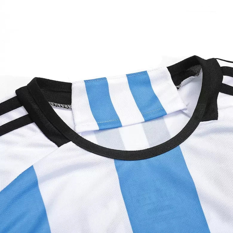 Camiseta de local de Argentina Tres Estrellas 2022 de MESSI 